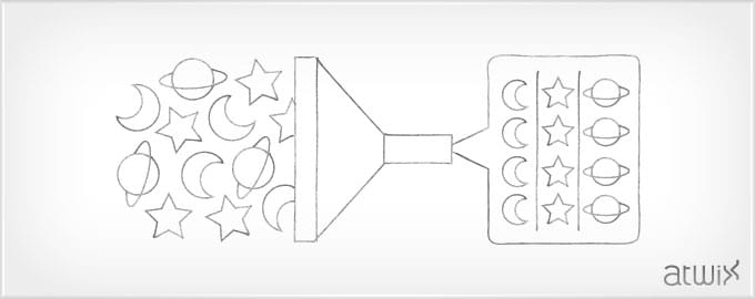 Grid filter for columns with complex values