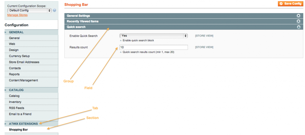Magento Extension System Settings Atwix Magento Extension System Settings Atwix