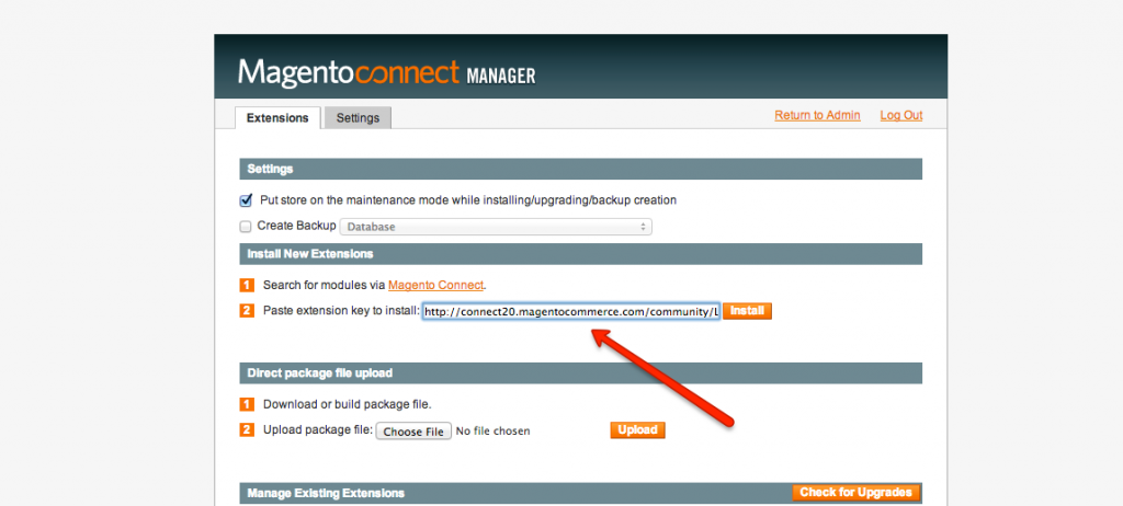 install language from magento connect