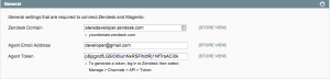 settings Zendesk extension for Magento from