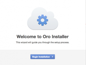 Oro Application installation 1