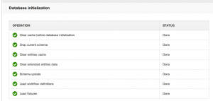 Database initialization - Oro Application installation