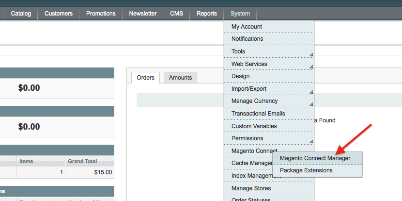 Magento Connect