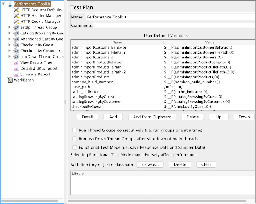 JMeter M2 Performance Toolkit Predefined Variables