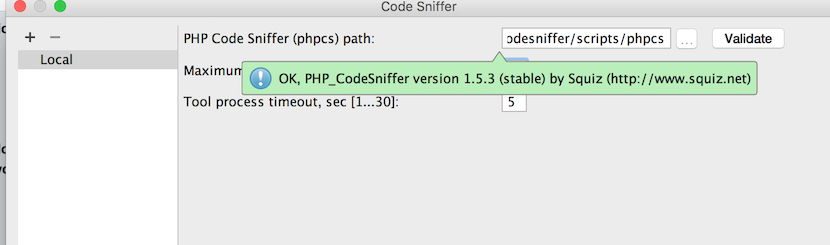 Magento 2 Codesniffer PHPStorm configuration