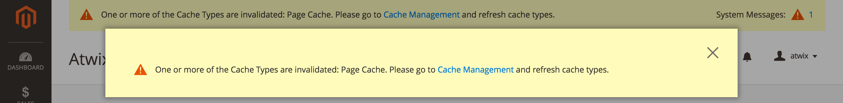 Magento 2 Invalidate cache programmatically