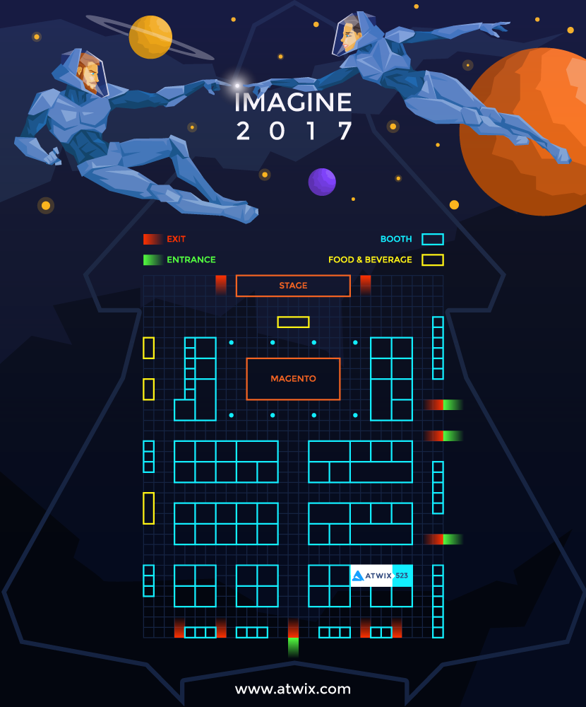 Where to find Atwix at Magento Imagine 2017