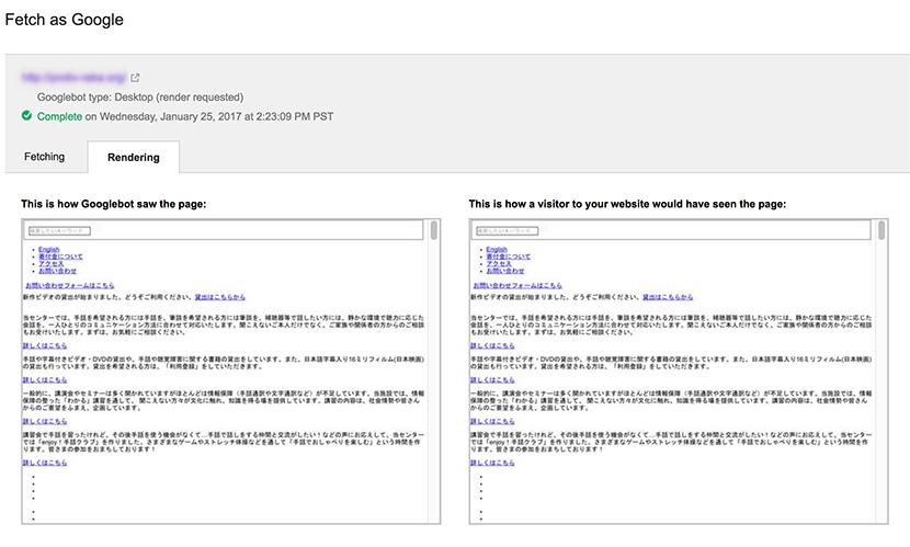 Google-bot sees website