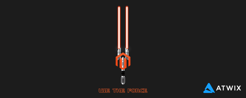 Magento 2 lightsaber wallpaper