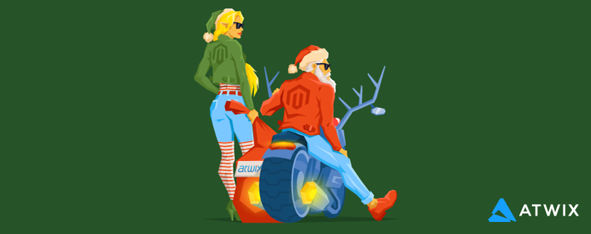 Magento Modern Santa wallpaper