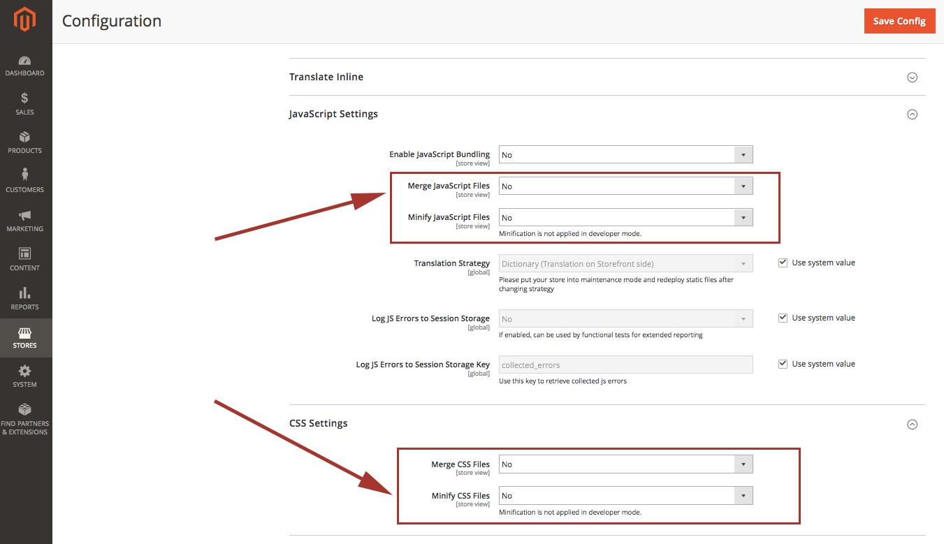 Minify CSS JS in Magento admin