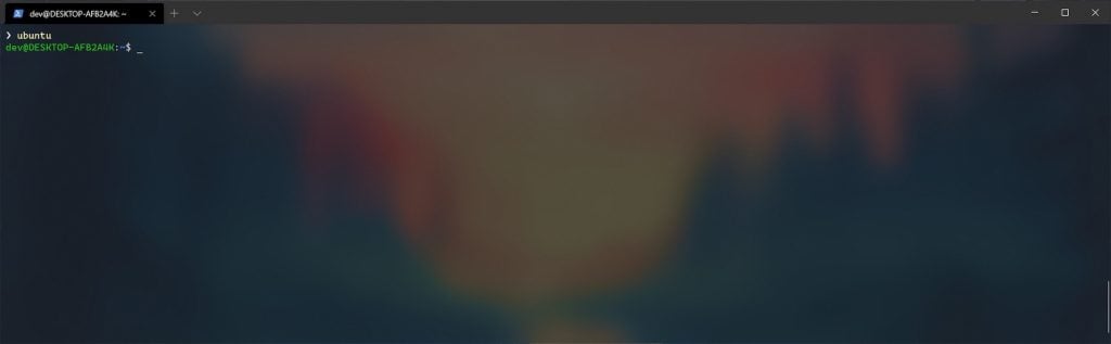 Run Ubuntu In Windows Terminal