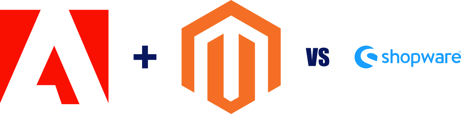 Magento Adobe Commerce Vs Shopware Logos | Atwix Magento Adobe Commerce Vs Shopware