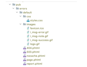 Maintenance mode skin folder structure