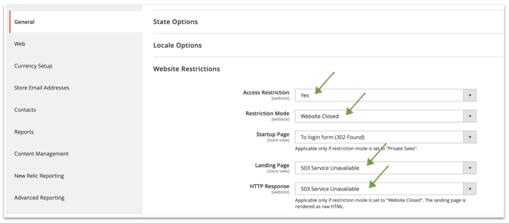 Set the Http Response Option to 503 Service Unavailable | Atwix Set the Http Response Option to 503 Service Unavailable