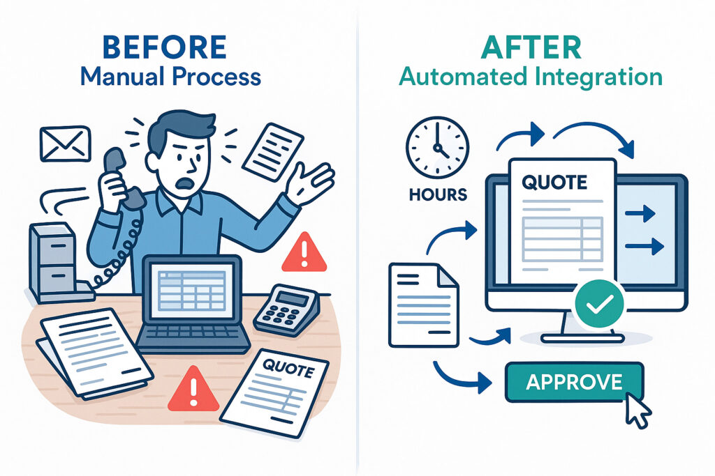 Manual Versus Automated Quotation Processes