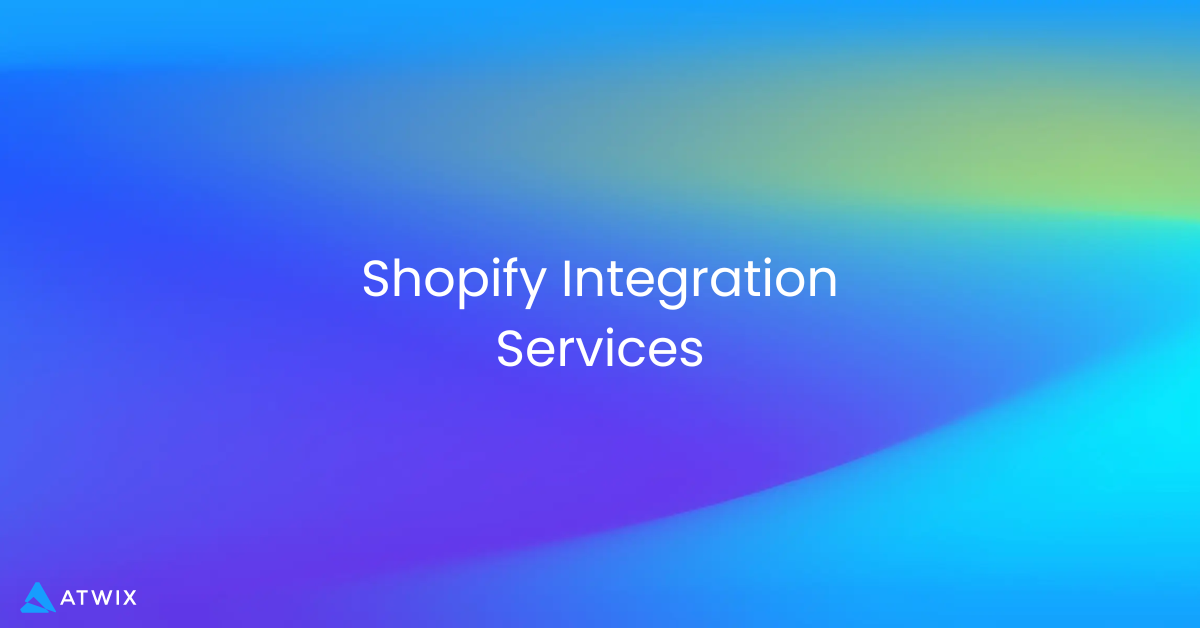 Ecommerce Shopify Integration Services
