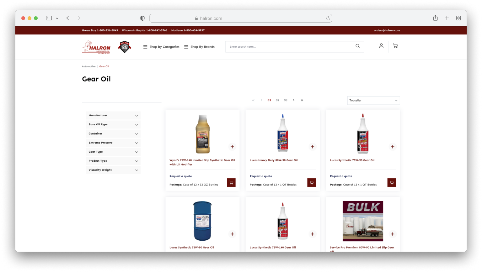 Halron B2b Ecommerce Portal | Atwix Halron B2b Ecommerce Portal
