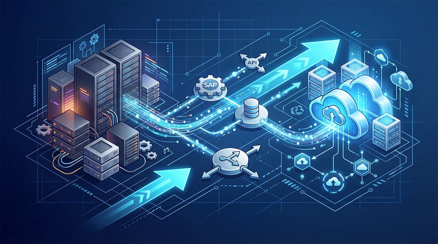 Sap Commerce Cloud Migration Diagram