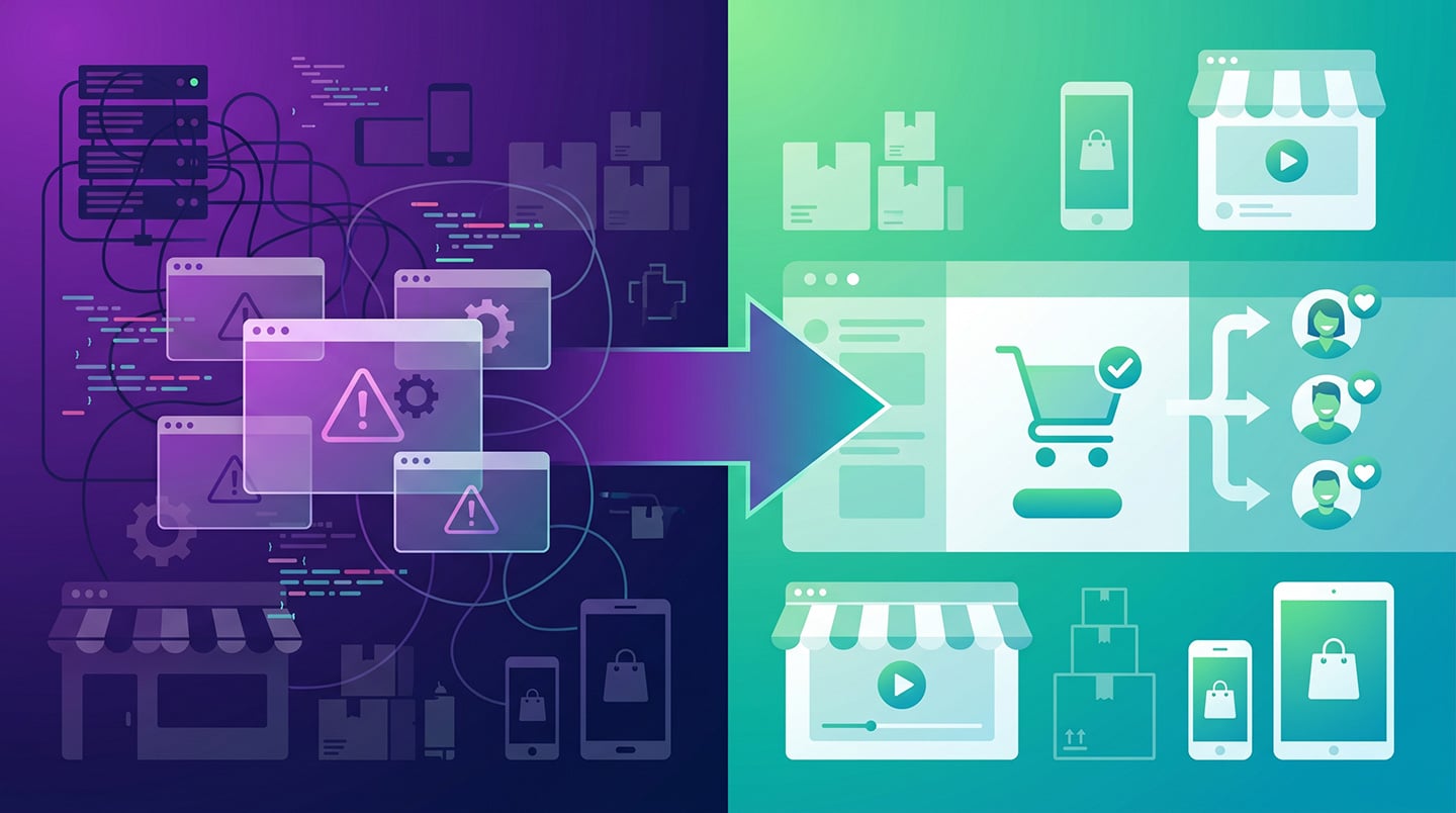 Visual Guide Showing How to Migrate from Magento to Shopify with Simplified Workflow Transition